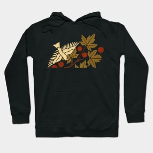 Maurice Pillard -  Dove, Plane tree leaves and fruits Stencil Hoodie